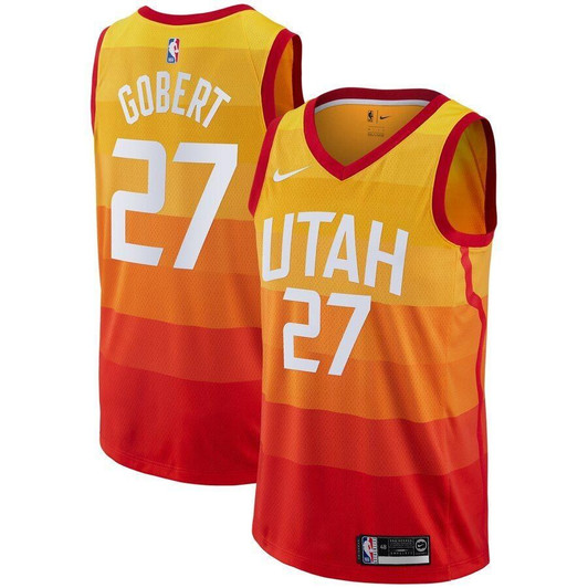 Rudy Gobert Utah Jazz City Edition Swingman Jersey Orange