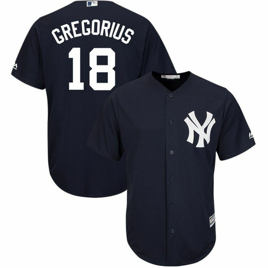 Didi Gregorius New York Yankees Majestic Official Cool Base Player Jersey Navy 2019 Model A26790