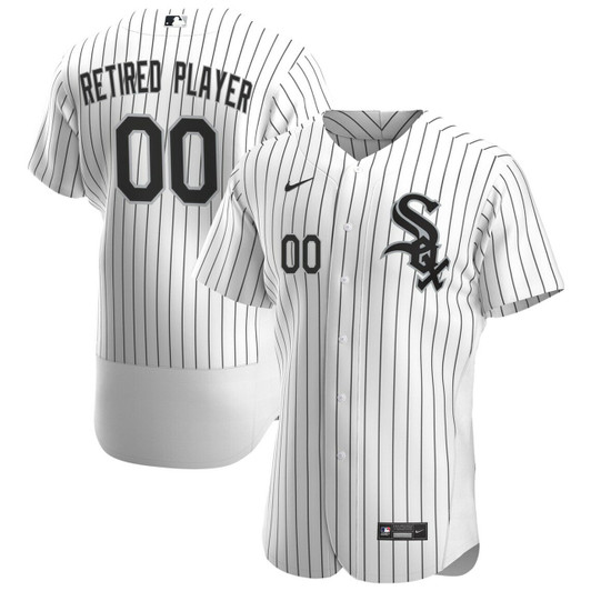 Men'S Chicago White Sox White Home Pick-A-Player Retired Roster Baseball Jersey Mlb Baseball Jersey634