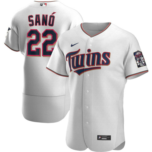 Men'S Minnesota Twins Miguel Sano White Home Player Baseball Jersey Mlb Baseball Jersey1404