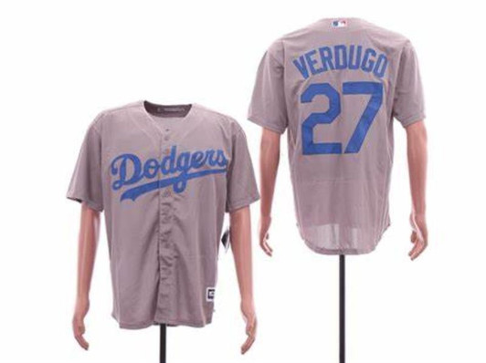Los Angeles Dodgers Alex Verdugo #27 2020 Mlb Grey Jersey