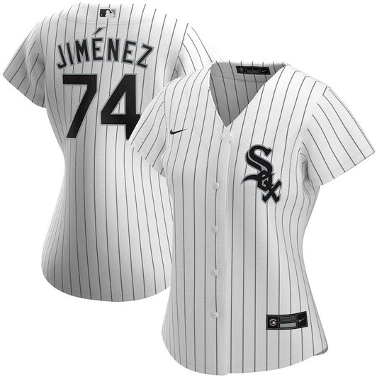 Womens Chicago White Sox Eloy Jimenez Nike Replica Replica White Home Replica Player Jersey