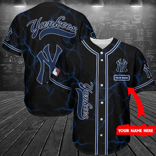 New York Yankees Personalized Baseball Jersey 336 Hkt0906 Sport Hot Trending Hot Choice Design Beautiful - MLB