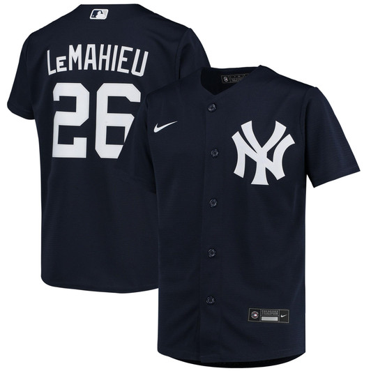 DJ LeMahieu New York Yankees Nike Replica Replica  Alternate Replica Player Jersey - Navy