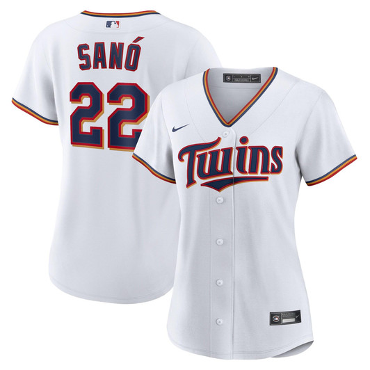 Miguel Sano Minnesota Twins Nike Replica Replica Women's Home Replica Player Jersey - White