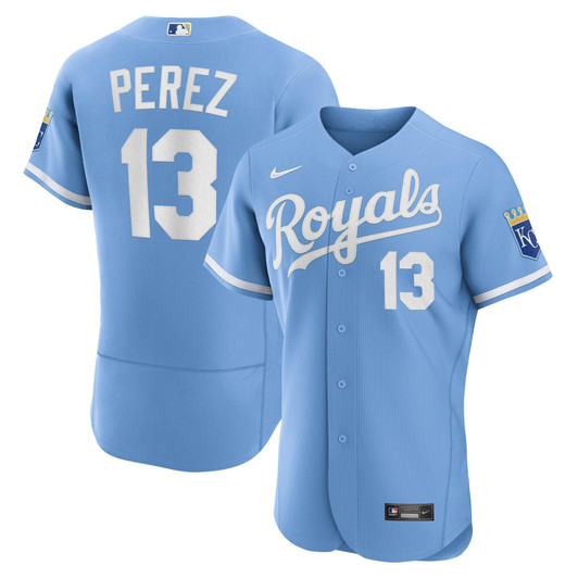 Salvador Pérez Kansas City Royals Nike Replica Replica 2022 Alternate  Player Jersey - Light Blue