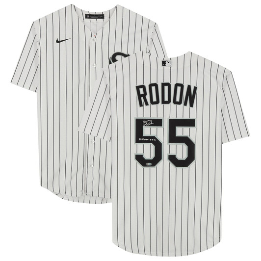 Carlos Rodon Chicago White Sox Fanatics  Autographed White Nike Replica Replica Replica Jersey with "No Hitter 4-14-21" Inscription