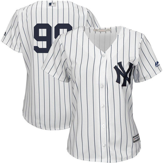 Aaron Judge New York Yankees Majestic Womens Team Cool Base Player Jersey Jersey White 2021