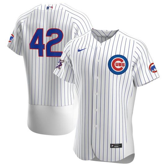 MenS Chicago Cubs White/Royal Home Jackie Robinson Day Baseball Jersey Mlb Baseball Jersey956