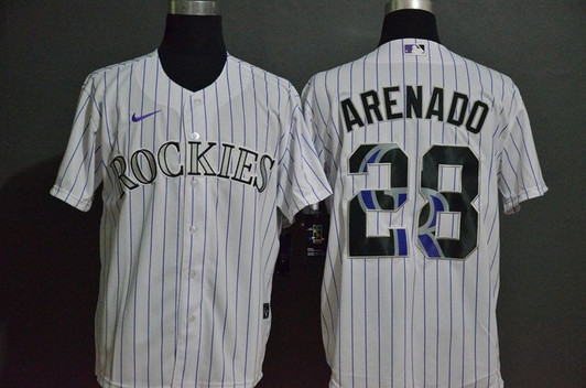 Colorado Rockies Nolan Arenado 28 2020 Mlb White Jersey