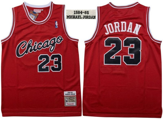Chicago Bulls Michael Jordan #23 Nba Throwback Red Jersey