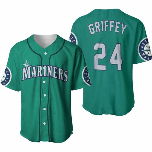 Ken Griffey Jr Seattle Mariners Northwest Green 2019 Jersey Inspired Baseball Jersey Model A3518