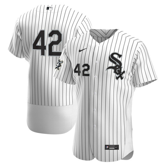 Men'S Chicago White Sox White/Black Home Jackie Robinson Day Baseball Jersey Mlb Baseball Jersey1087