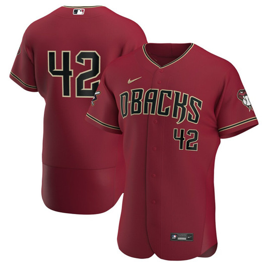 Men'S Arizona Diamondbacks Red Alternate Jackie Robinson Day Baseball Jersey Mlb Baseball Jersey1262