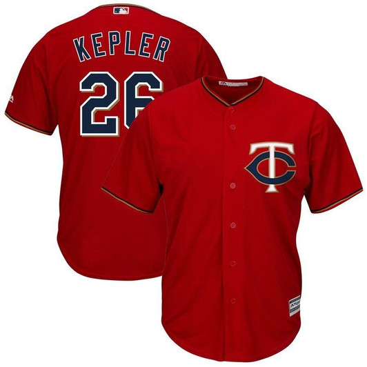 Max Kepler Minnesota Twins Majestic Cool Base Alternate Player Jersey Scarlet 2019