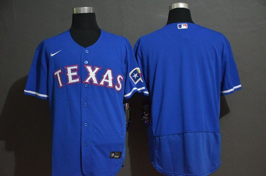 Texas Rangers 2020 Mlb Blue Jersey