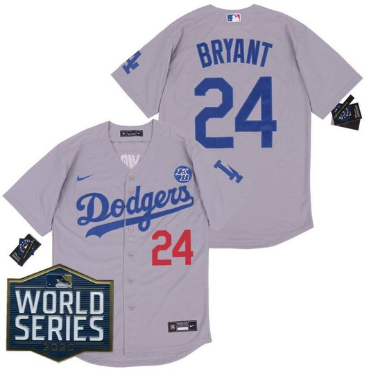 Los Angeles Dodgers Kris Bryant #24 2020 Mlb Orchid Jersey