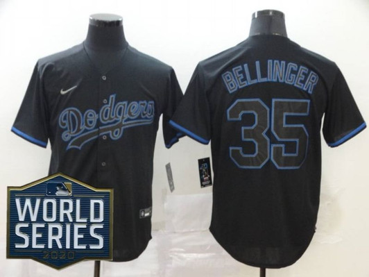 Los Angeles Dodgers Cody Bellinger #35 2020 Mlb Black Jersey