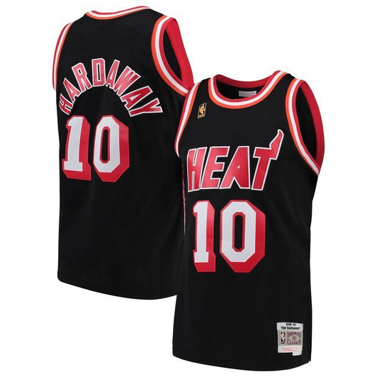 Tim Hardaway Miami Heat  1996-97 Hardwood Classics Jersey Black 2021
