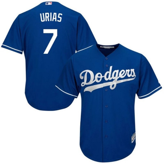 Los Angeles Dodgers Julio Urias #7 2020 Mlb Blue Jersey