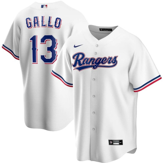Joey Gallo #13 Texas Rangers 2020 Mlb Arrival 2020 Mlb White Jersey