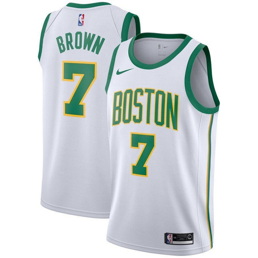 Jaylen Brown Boston Celtics City Edition Jersey Jersey White 2021