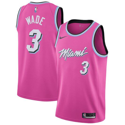 Mens Miami Heat Nike Vice Sunset Swingman Jersey