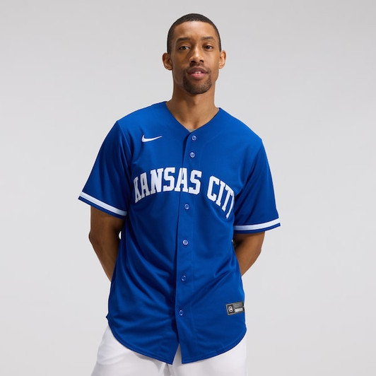 Men's Kansas City Royals Nike Royal Alternate Replica Team Jersey
