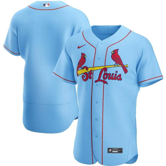 Mens St. Louis Cardinals Nike Replica Replica Replica Light Blue Alternate  Team Jersey