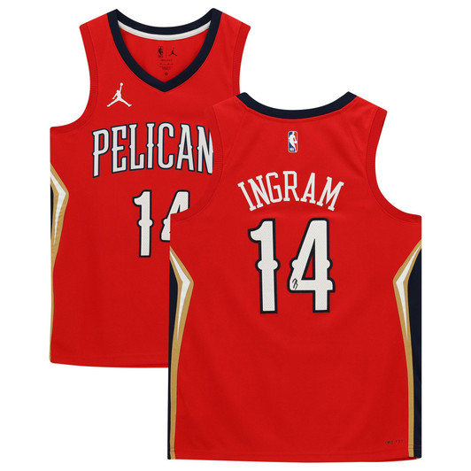 Brandon Ingram New Orleans Pelicans Fanatics  Autographed Jordan Brand 2021-2022 Swingman Jersey - Red