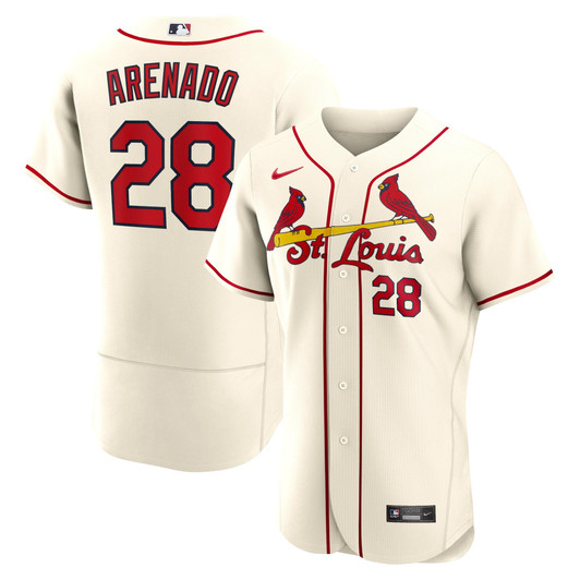 Nolan Arenado St. Louis Cardinals Nike Replica Replica Alternate  Player Jersey - Cream