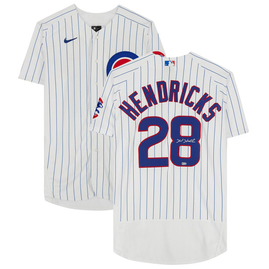Kyle Hendricks Chicago Cubs Fanatics  Autographed White Nike Replica Replica  Jersey