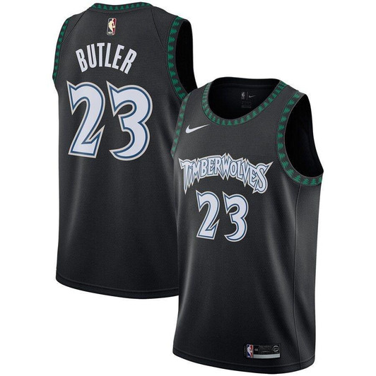 Jimmy Butler Minnesota Timberwolves Hardwood Classics Jersey Black 2019