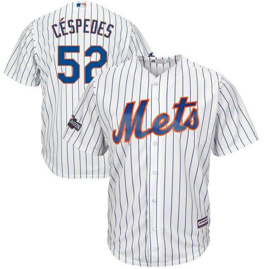 Yoenis Cespedes New York Mets Majestic 2016 Postseason Home Cool Base Jersey White 2019 gifts for fans