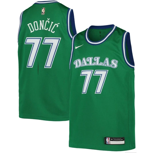 Luka Doncic Dallas Mavericks Nike Replica Replica Replica  2020/21 Jersey - Classic Edition – Green
