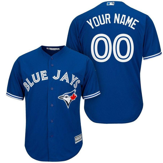 Toronto Blue Jays Majestic Cool Base Custom Jersey Royal 2019