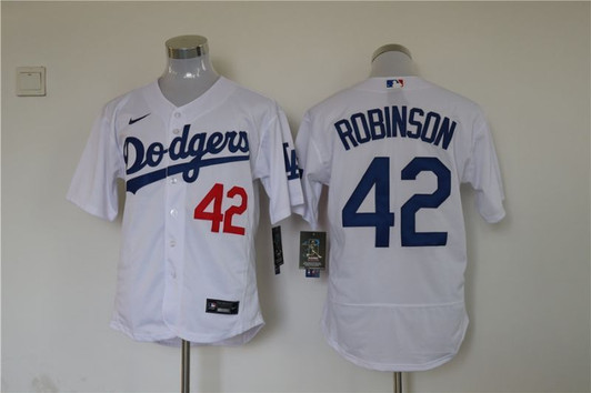 Los Angeles Dodgers Jackie Robinson #42 2020 Mlb White Jersey