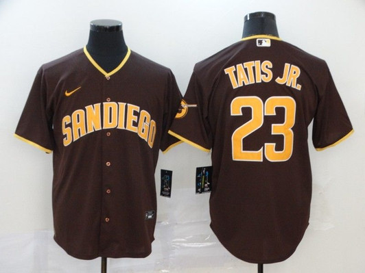 San Diego Padres Fernando Tatis Jr. #23 Mlb 2020 Brown Jersey