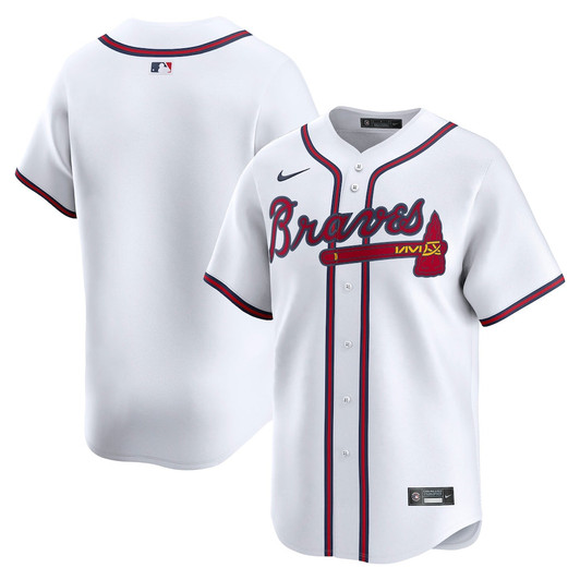 Atlanta Braves MLB Nike Home Limited Jersey – White