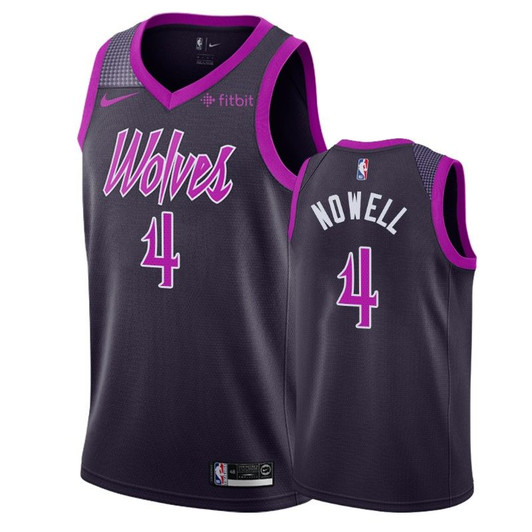 Minnesota Timberwolves Jaylen Nowell #4 City Men'S Jersey