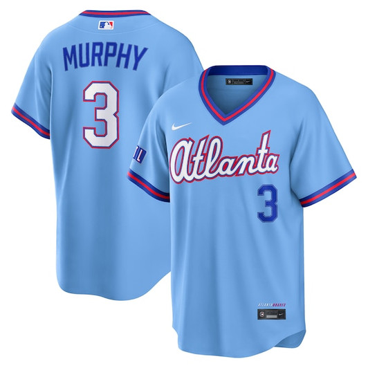Men's Atlanta Braves Dale Murphy Nike Powder Blue 2026 City Connect Stadium Jersey