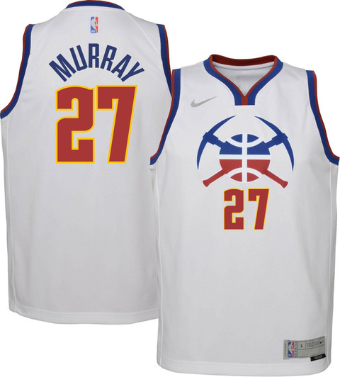 Nike Youth Denver Nuggets 2021 Earned Edition Jamal Murray Dri-Fit Swingman Jersey