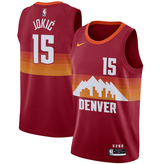 Nikola Jokic Denver Nuggets Nike 2020/21 Swingman Player Jersey Red – City Edition