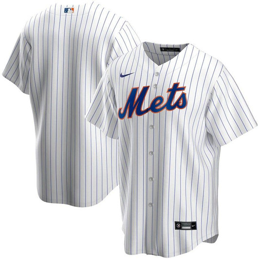 Mens New York Mets Nike Replica Replica White Home Replica Team Jersey