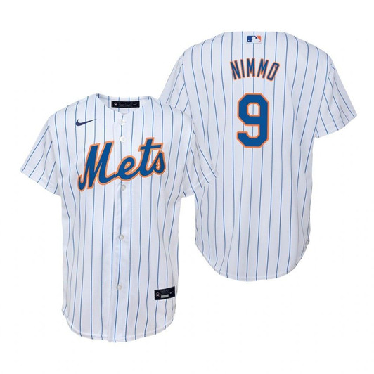 New York Mets #9 Brandon Nimmo 2020 Alternate White Jersey Gift For Mets Fans