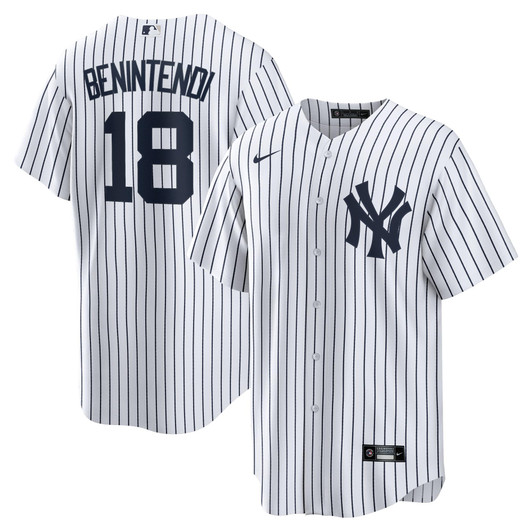 Andrew Benintendi New York Yankees Nike Replica Replica Home Replica Player Jersey - White/Navy