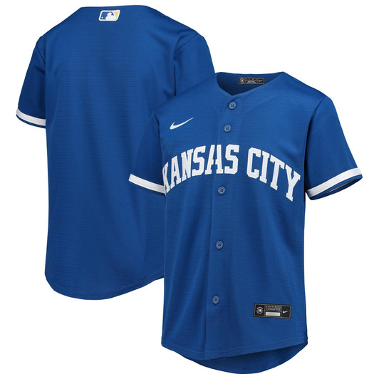 Kansas City Royals Nike Replica Replica  Alternate Replica Team Jersey - Royal