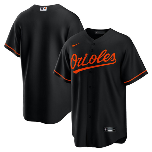 Baltimore Orioles Nike Replica Replica Alternate Replica Team Jersey - Black