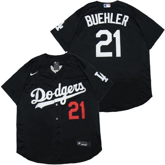 Los Angeles Dodgers Walker Buehler #21 2020 Mlb Black Jersey