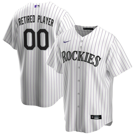 MenS Colorado Rockies White Home Pick-A-Player Retired Roster Baseball Jersey Mlb Baseball Jersey1243
